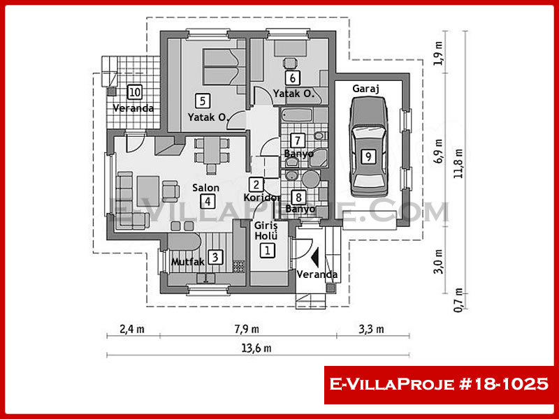 Ev Villa Proje #18 - 1025 Thumbnail 2