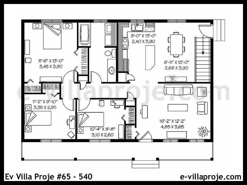 Ev Villa Proje #65 - 540 Thumbnail 2