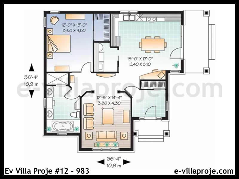 Ev Villa Proje #12 - 983 Thumbnail 2