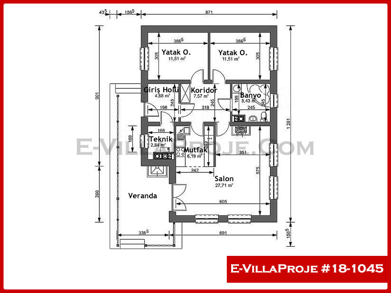 Ev Villa Proje #18 - 1045 Thumbnail 2
