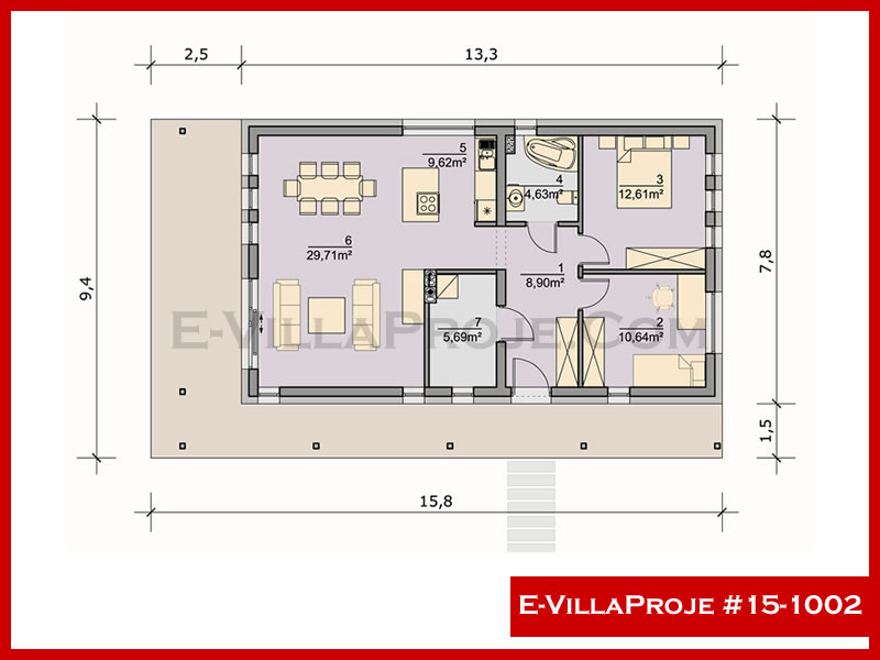 Ev Villa Proje #15 - 1002 Thumbnail 2