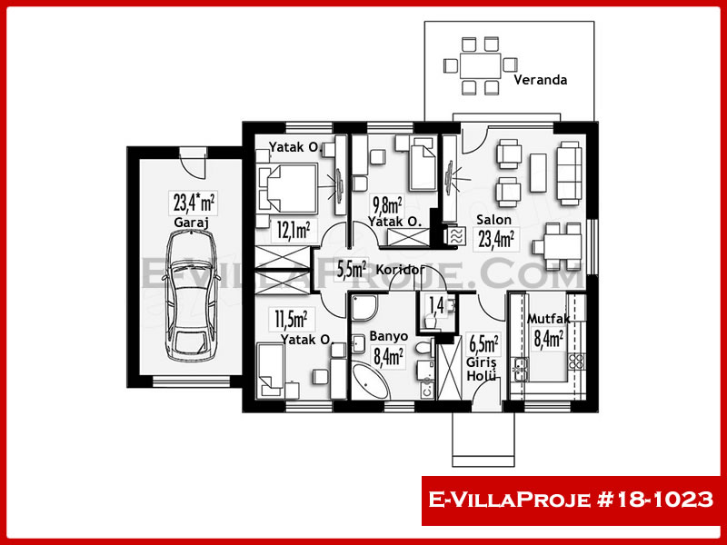 Ev Villa Proje #18 - 1023 Thumbnail 2