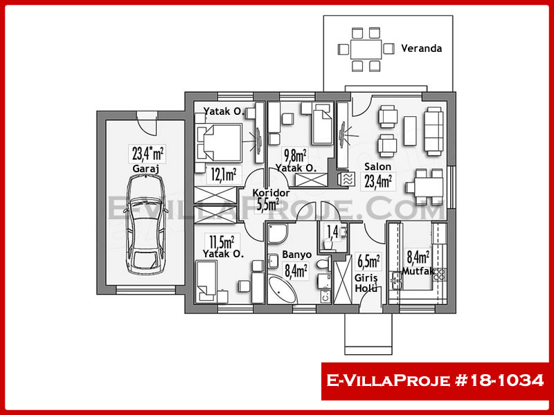 Ev Villa Proje #18 - 1034 Thumbnail 2