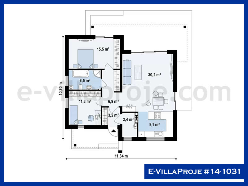 Ev Villa Proje #14 - 1031 Thumbnail 2