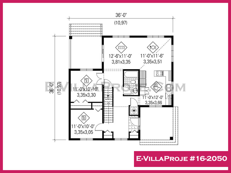 Ev Villa Proje #16 - 2050 Thumbnail 2