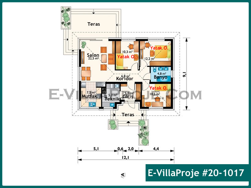 Ev Villa Proje #20 - 1017 Thumbnail 2
