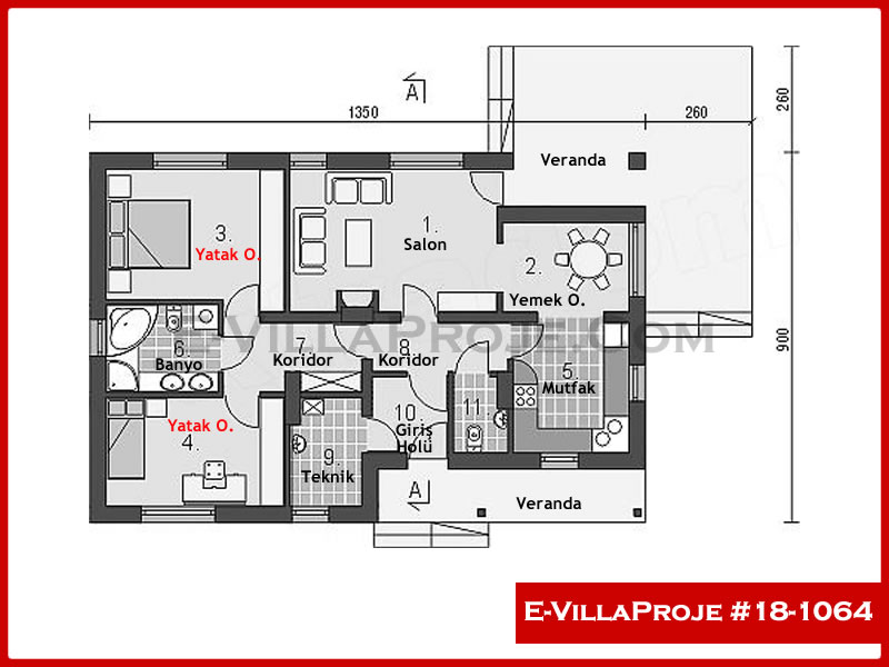 Ev Villa Proje #18 - 1064 Thumbnail 2