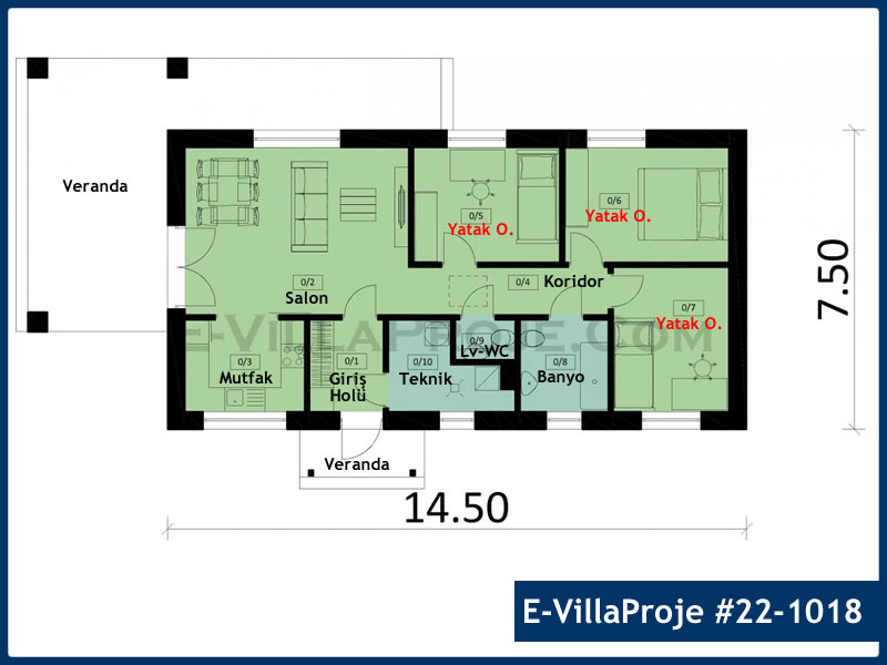 Ev Villa Proje #22 - 1018 Thumbnail 2