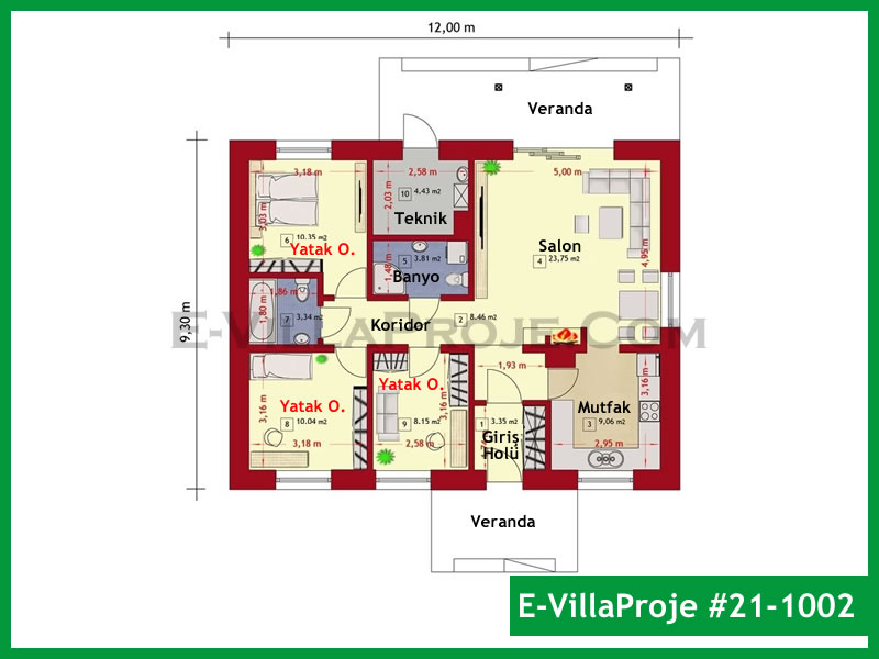 Ev Villa Proje #21 - 1002 Thumbnail 2