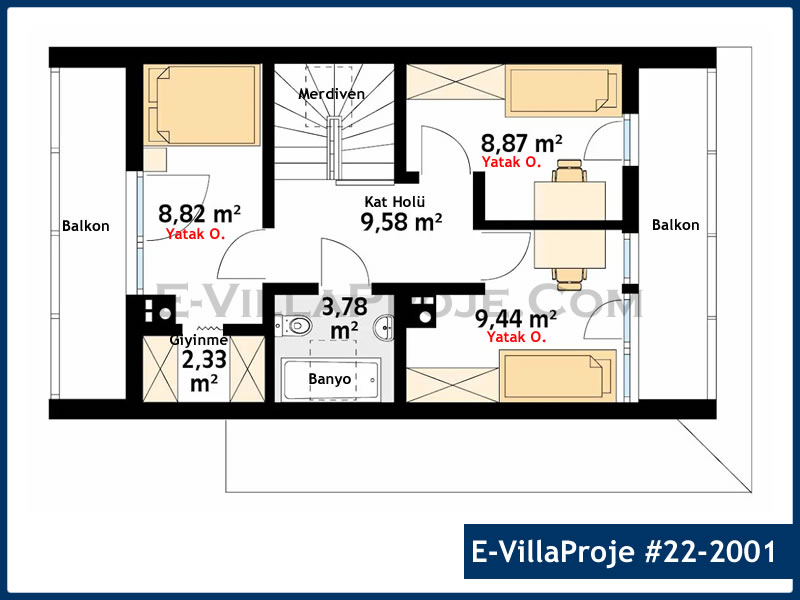 Ev Villa Proje #22 - 2001 Thumbnail 3