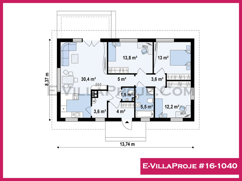 Ev Villa Proje #16 - 1040 Thumbnail 2