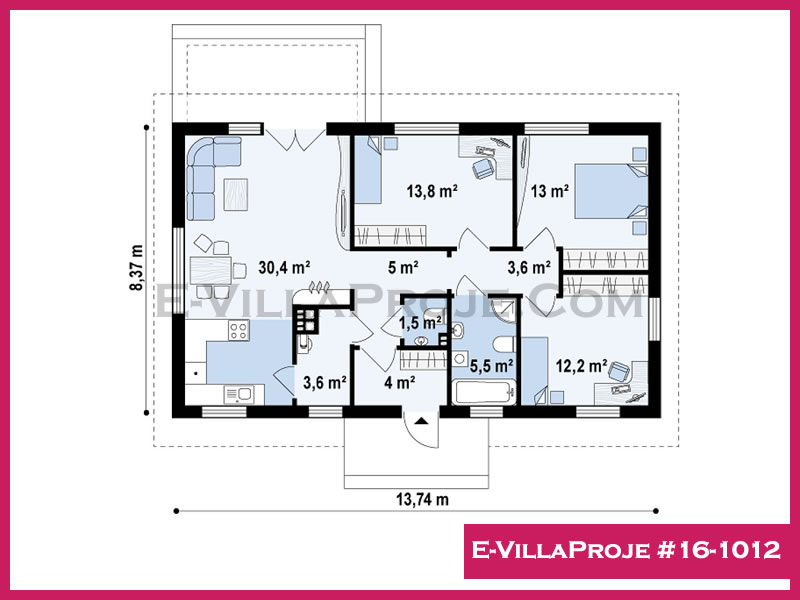 Ev Villa Proje #16 - 1012 Thumbnail 2
