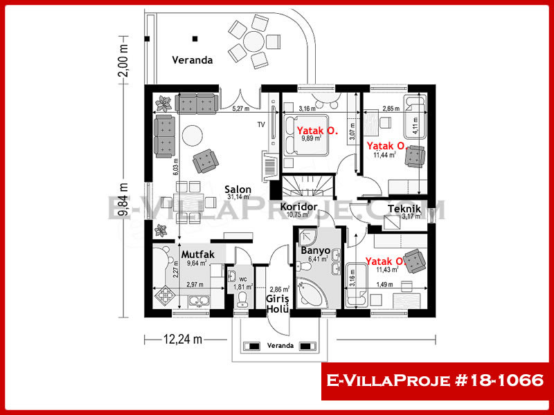 Ev Villa Proje #18 - 1066 Thumbnail 2