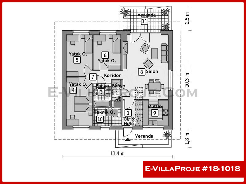 Ev Villa Proje #18 - 1018 Thumbnail 2