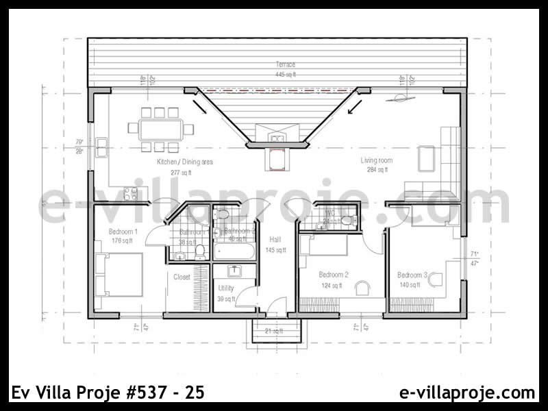 Ev Villa Proje #537 - 25 Thumbnail 2