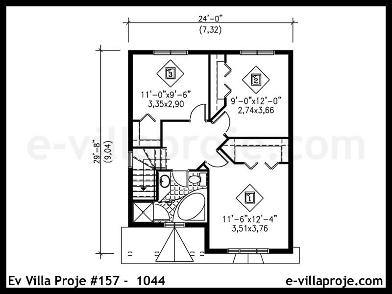 Ev Villa Proje #157 - 1044 Thumbnail 3