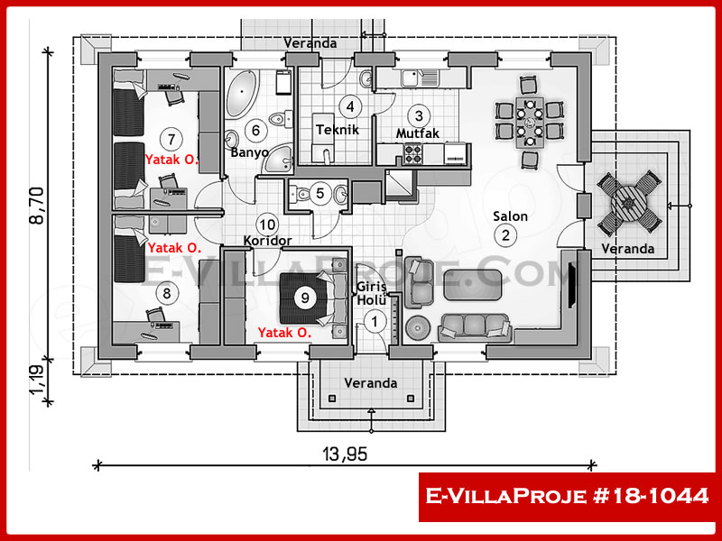 Ev Villa Proje #18 - 1044 Thumbnail 2