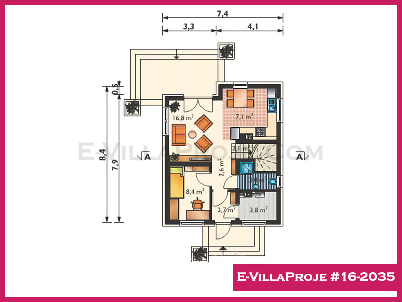 Ev Villa Proje #16 - 2035 Thumbnail 2
