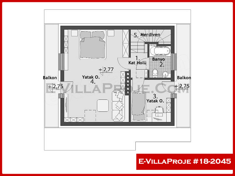 Ev Villa Proje #18 - 2045 Thumbnail 3