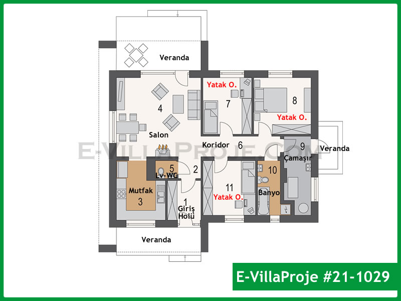 Ev Villa Proje #21 - 1029 Thumbnail 2