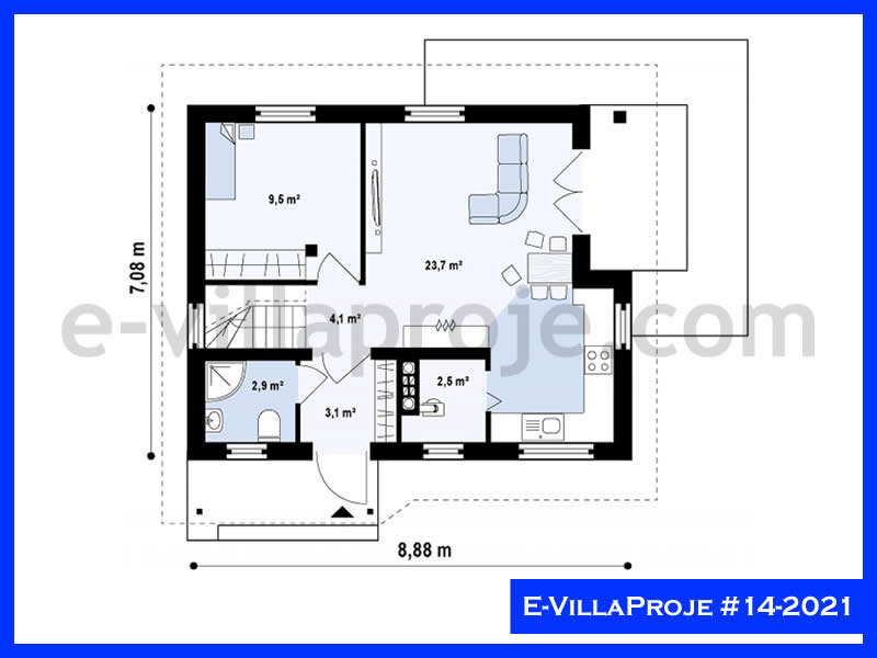 Ev Villa Proje #14 - 2021 Thumbnail 2