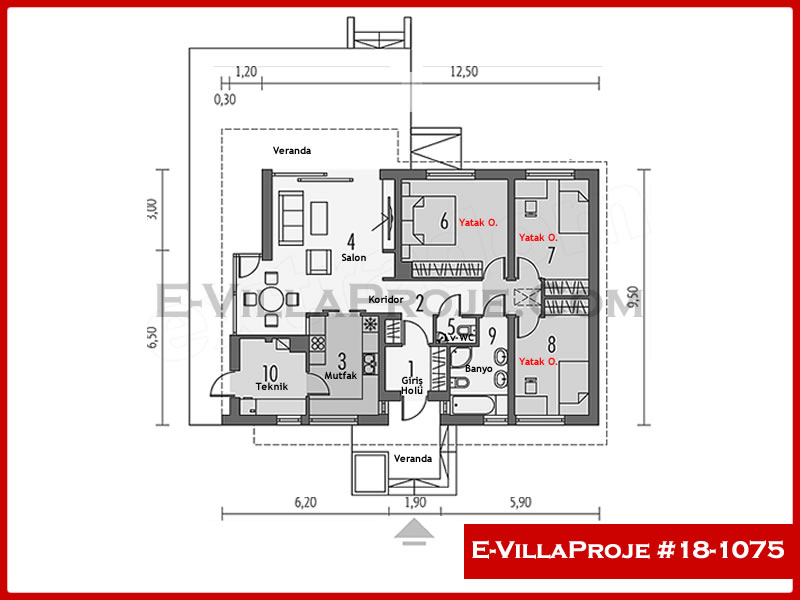 Ev Villa Proje #18 - 1075 Thumbnail 2