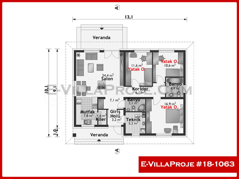 Ev Villa Proje #18 - 1063 Thumbnail 2
