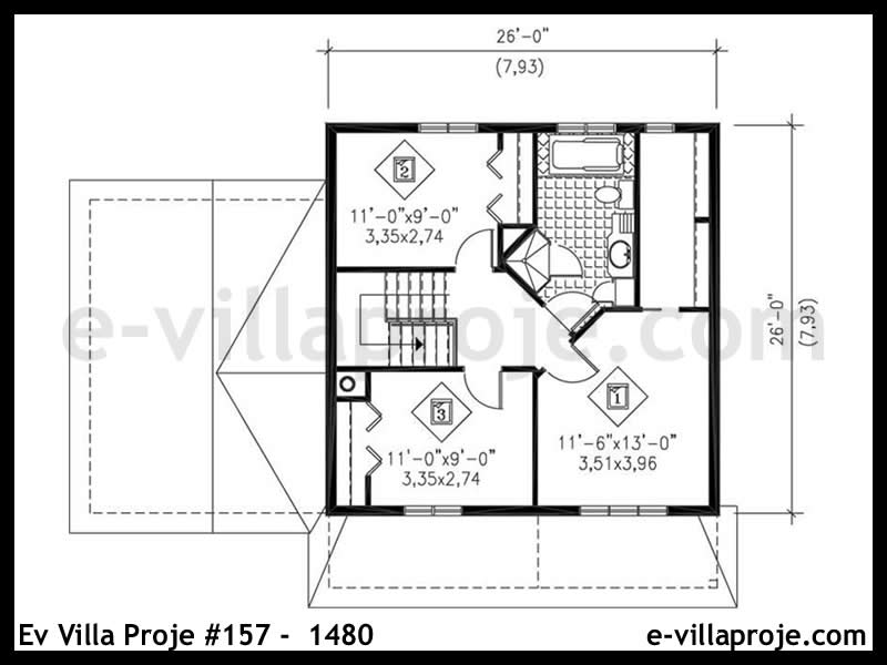 Ev Villa Proje #157 - 1480 Thumbnail 3