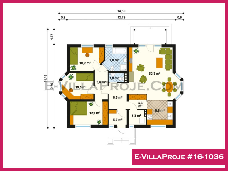 Ev Villa Proje #16 - 1036 Thumbnail 2