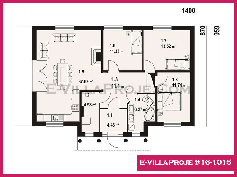 Ev Villa Proje #16 - 1015 Thumbnail 2
