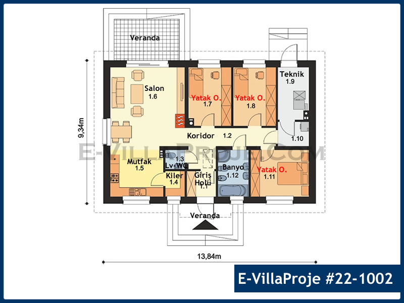 Ev Villa Proje #22 - 1002 Thumbnail 2