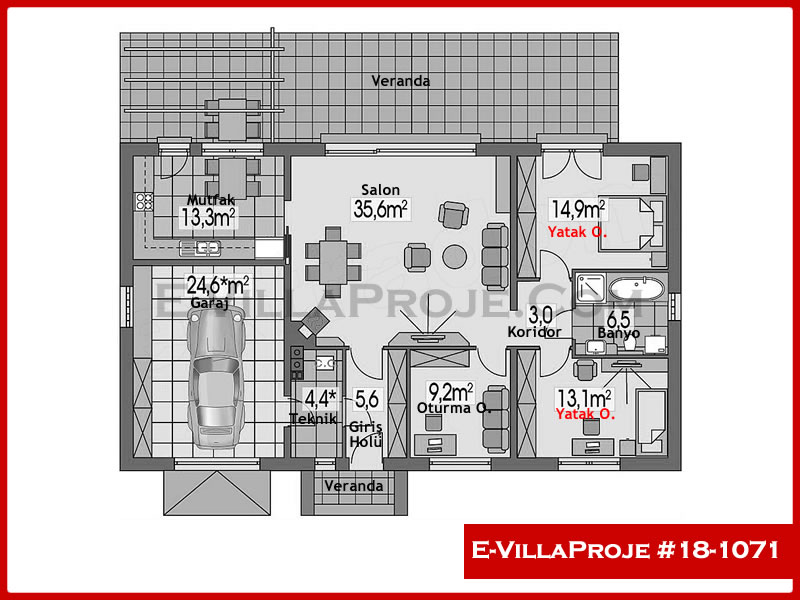 Ev Villa Proje #18 - 1071 Thumbnail 2