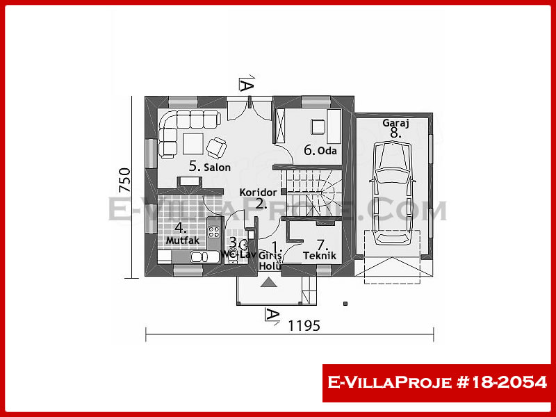 Ev Villa Proje #18 - 2054 Thumbnail 2