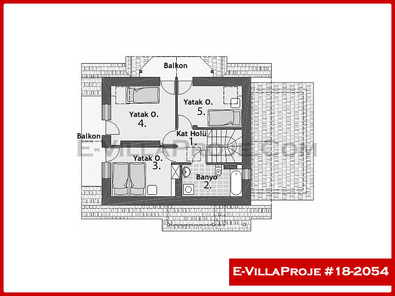 Ev Villa Proje #18 - 2054 Thumbnail 3