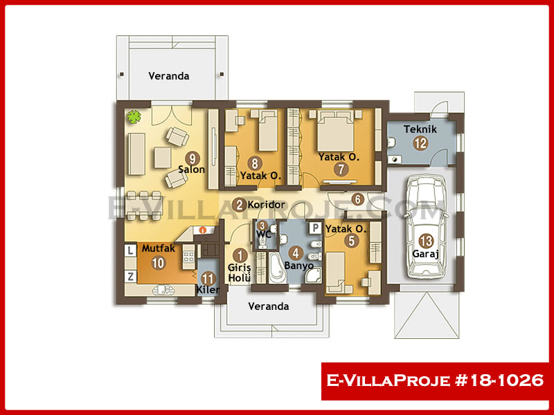 Ev Villa Proje #18 - 1026 Thumbnail 2