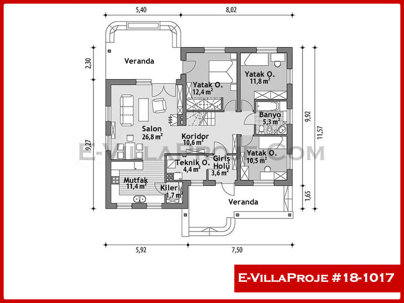 Ev Villa Proje #18 - 1017 Thumbnail 2
