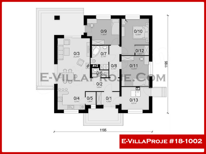 Ev Villa Proje #18 - 1002 Thumbnail 2