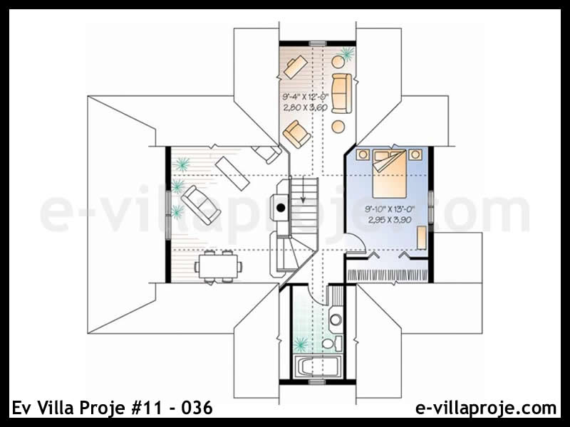 Ev Villa Proje #11 - 036 Thumbnail 3