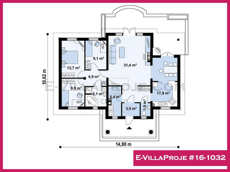 Ev Villa Proje #16 - 1032 Thumbnail 2