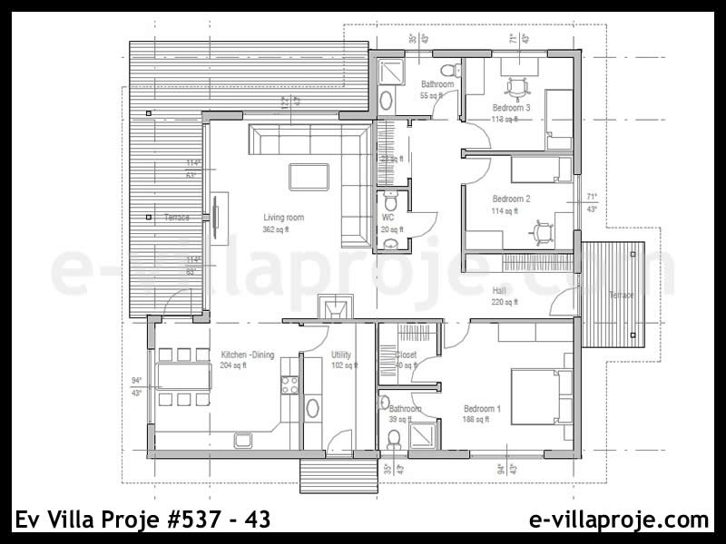 Ev Villa Proje #537 - 43 Thumbnail 2