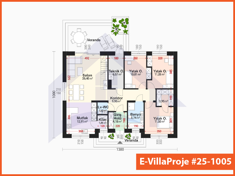 Ev Villa Proje #25 - 1005 Thumbnail 2