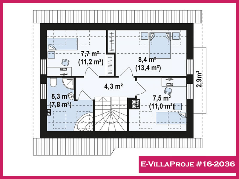 Ev Villa Proje #16 - 2036 Thumbnail 3