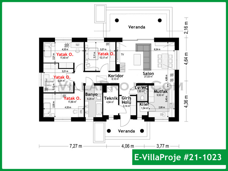 Ev Villa Proje #21 - 1023 Thumbnail 2