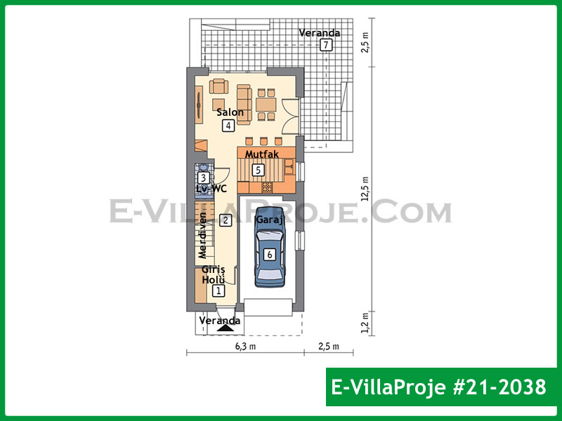 Ev Villa Proje #21 - 2038 Thumbnail 2