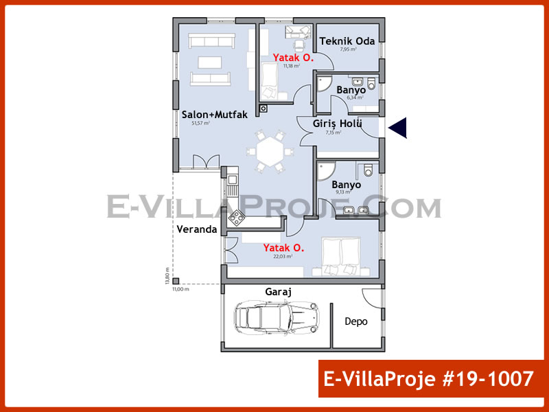 Ev Villa Proje #19 - 1007 Thumbnail 2