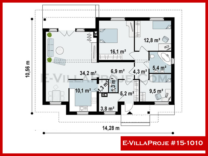 Ev Villa Proje #15 - 1010 Thumbnail 2