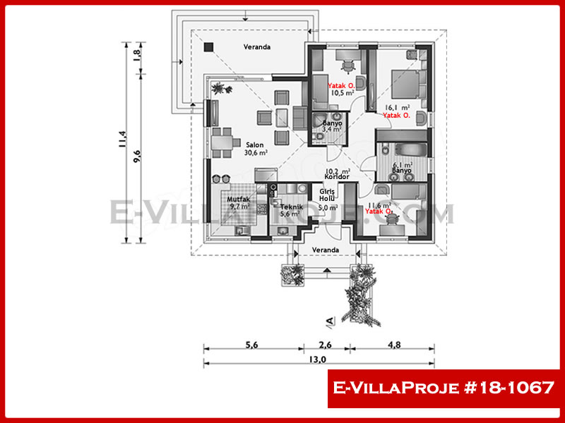 Ev Villa Proje #18 - 1067 Thumbnail 2