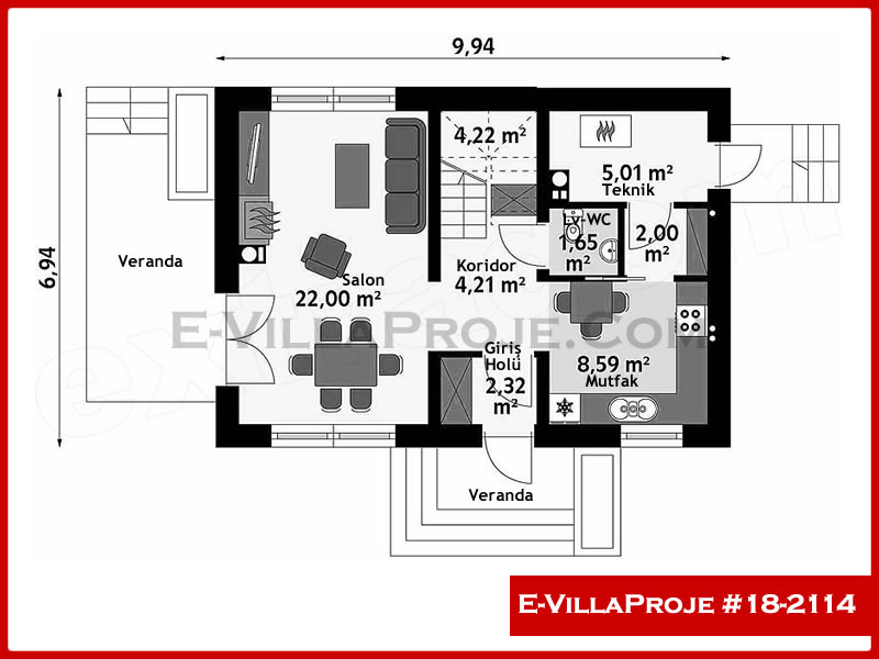 Ev Villa Proje #18 - 2114 Thumbnail 2