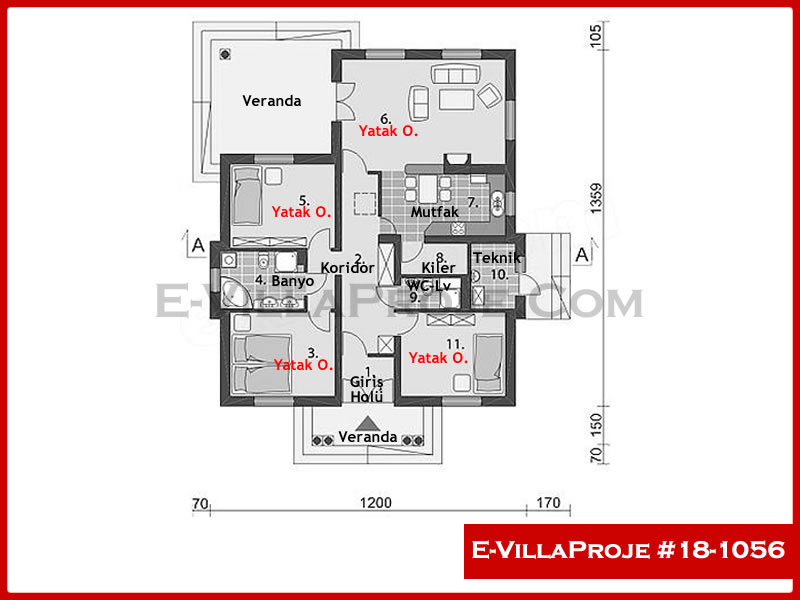Ev Villa Proje #18 - 1056 Thumbnail 2