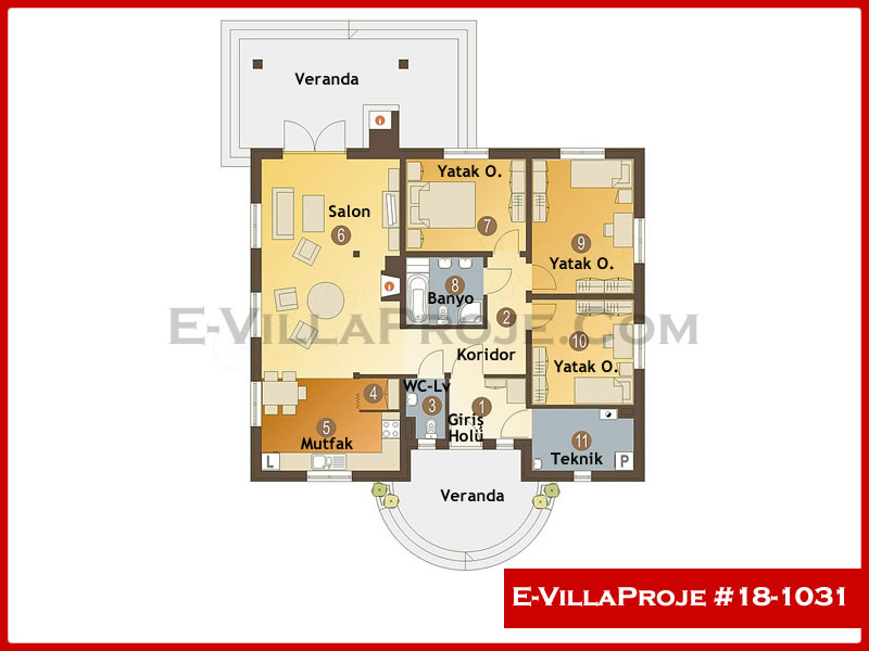 Ev Villa Proje #18 - 1031 Thumbnail 2
